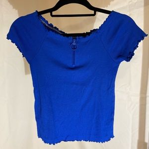 ✨💕JUSTICE💕✨ Blue Tee